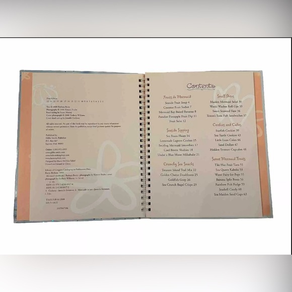 Mermaid Hardcover Cookbook Author Barbara Beery  Children’s Recipes Photographs - Picture 5 of 6